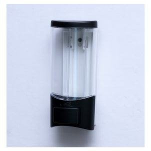 Black Abs Plastic Soap Sanitizer Dispenser 500Ml