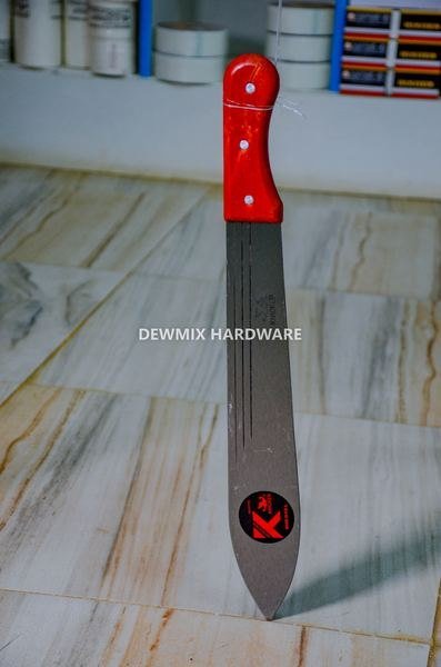 Knicker Steel Machete Red Handle 2