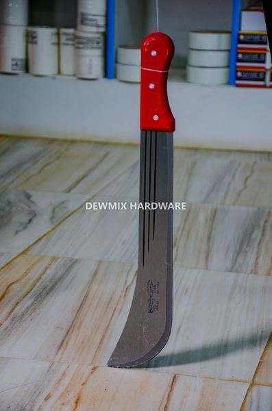 Original British Steel Machete Red Handle 16In