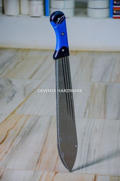 Steel Machete Blue Handle 2