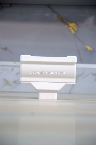 White PVC Square Gutter Drop Outlet