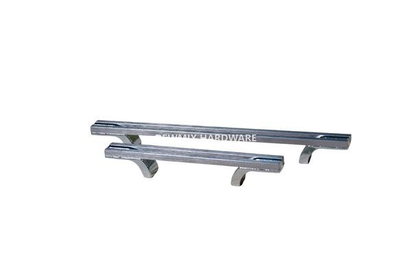 Chrome Bar Pull Handle Pair Large 3