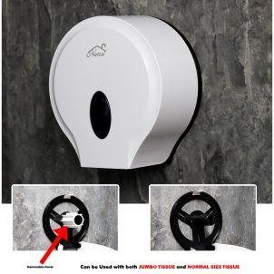 Plastic Jumbo Tissue Paper Holder Stainless Stee