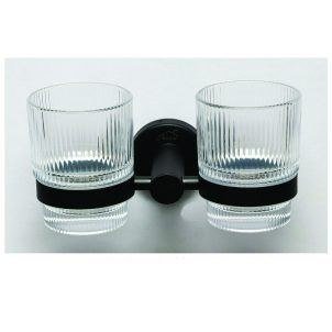 Double Black Tumbler Holder