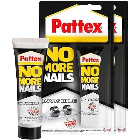 Pattex No More Nails Invisible All Purpose Heavy D