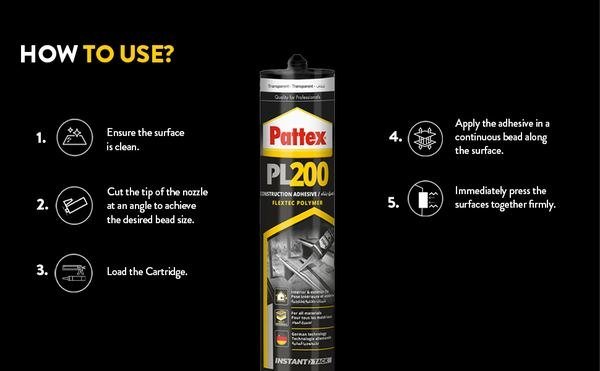 Pattex PL Transparent Adhesive
