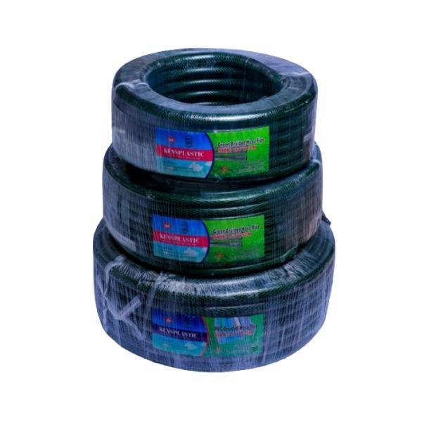Green Braided Garden Hose Pipe (per metre)