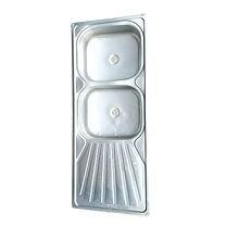 Pecker Double Bowl Single Drain Kitchen Sinks