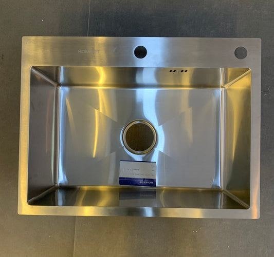 Silver Stainless Sink 70Cm by 50Cm