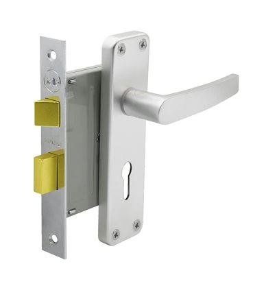 2 Lever Lock with Silver Aluminium Robin Handle