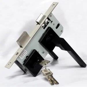 Black Premium Stainless Steel Rose Door Locks