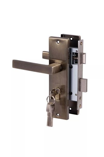 Yale Cylinder Lockset UDY719L257 (Antique Brass)