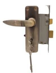 Yale 2L  Lockset with Radius Zinc Handle Chrome Plated