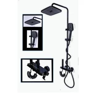Gun Grey Aluminium Hydroelectric Display Shower Mi