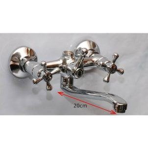 Long Spout Wall Bathtub Mixer L Two Way Shower M