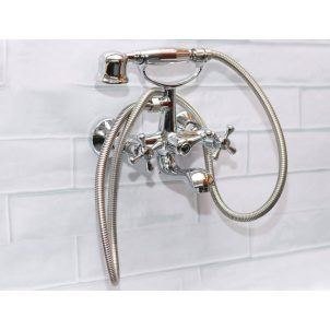 Wall Type Bath Tub Mixer With Telephone Shower L S