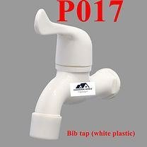 Bib Tap White Plastic
