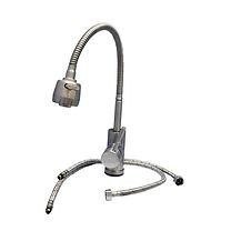 Flex Long Neck Kitchen Pillar Mixer With Adjustabl