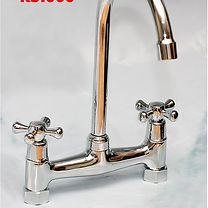 Kitchen Pillar Mixer Double Nob