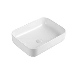 Counter top Was Basin (Rectangular & White)