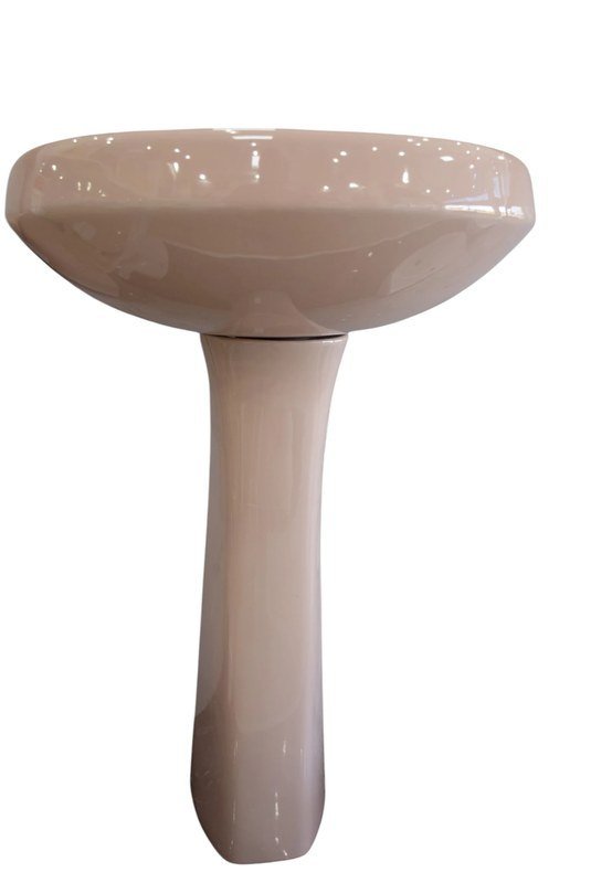 Wash Basin & Pedestal (No Tap)