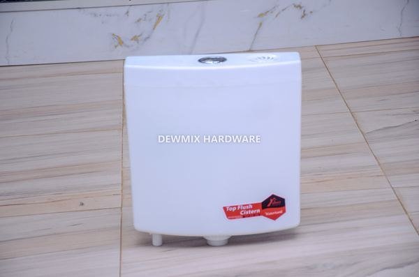 Kenplastic White Low-Level Plastic Cistern