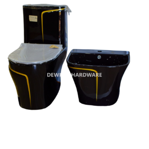 ONE-PIECE-BLACK-CERAMIC-TOILET-WALL-HUNG-BASIN